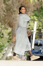 KIM KARDASHIAN Heading Back to Her Trailer in Los Angeles 10/30/2024