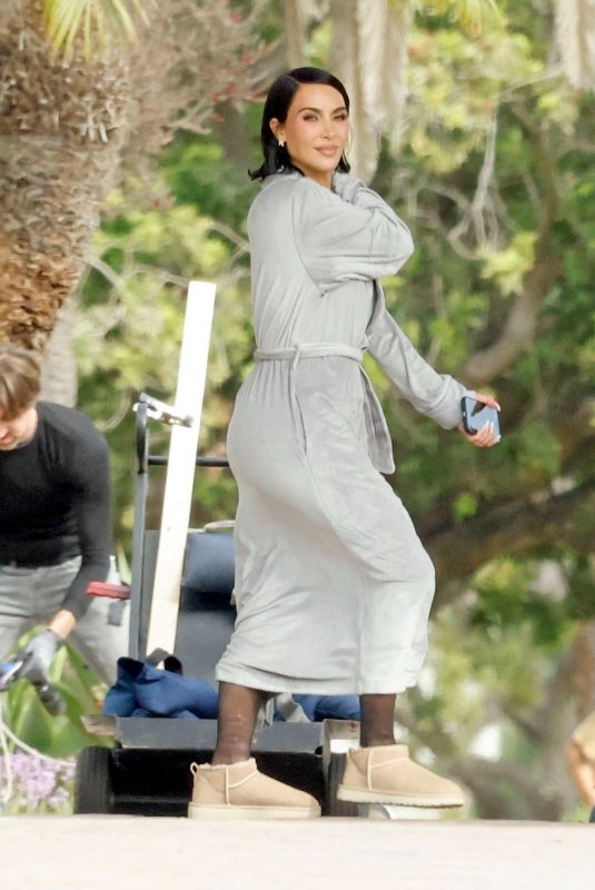 KIM KARDASHIAN Heading Back to Her Trailer in Los Angeles 10/30/2024