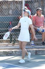 KRISTEN BELL and Justin Long at Little Pickleball Action in Los Angeles 11/01/2024