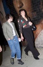 KRISTEN STEWART and DYLAN MEYER Out for Dinner at Horses Restaurant in Los Angeles 11/13/2024