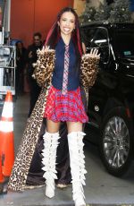 KYLIE CANTRALL Arrives at Live with Kelly and Mark Studio in New York 11/25/2024