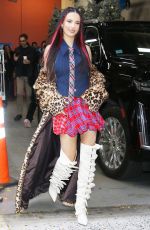 KYLIE CANTRALL Arrives at Live with Kelly and Mark Studio in New York 11/25/2024