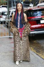 KYLIE CANTRALL Arrives at Live with Kelly and Mark Studio in New York 11/25/2024