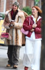 KYLIE CANTRALL Out with Her Father in New York City 11/27/2024