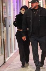 KYLIE JENNER Arrives at Sushi Park with Carter Gregory, Stassie and Victoria Villarroel 11/13/2024