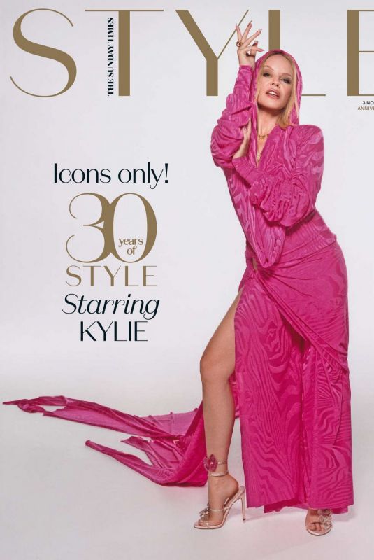 KYLIE MINOGUE in The Sunday Times Style, November 2024