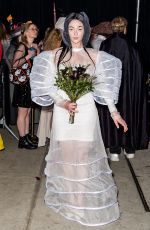 LARSEN THOMPSON Arrives at Heidi Klum