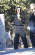LAURA HARRIER Out House Hunting with Her Dog in los Angeles 11/12/2024