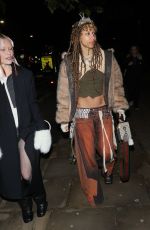 LAVA LE RUE Arrives at Rolling Stone UK Awards at Roundhouse in London 11/28/2024