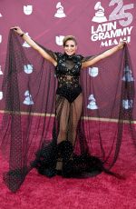 LENA BURKE at 25th Annual Latin Grammy Awards in Miami 11/14/2024