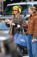 LILA GRACE MOSS and IRIS LAW Out Shopping in New York City 11/18/2024