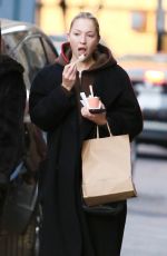 LILA GRACE MOSS Enjoys a Frozen Treat in New York 11/19/2024