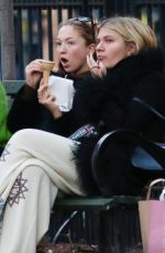 LILA GRACE MOSS Enjoys a Frozen Treat in New York 11/19/2024