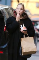 LILA GRACE MOSS Enjoys a Frozen Treat in New York 11/19/2024