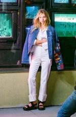 LILA GRACE MOSS Filming a New Fashion Ad for DKNY in New York City 11/20/2024