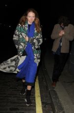 LILY COLE and Kwame Ferreira Night Out at Chiltern Firehouse 11/21/2024