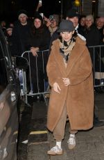 LILY COLLINS Leaves Duke of York Theatre in London 11/21/2024