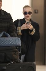 LILY-ROSE DEPP Arrives in Los Angeles 11/17/2024