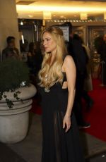 LINDSAY LOHAN Arrives at Our Little Secret Premiere at Paris Theatre in New York 11/18/2024