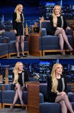 LINDSAY LOHAN at Tonight Show Starring Jimmy Fallon in New York 11/17/2024