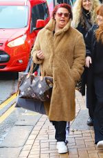 LISA ARMSTRONG Arrives at Blackpool Tower 11/16/2024