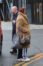 LISA ARMSTRONG Arrives at Blackpool Tower 11/16/2024