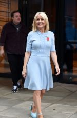 LISA GEORGE Leaves BBC Morning Live Studios in London 11/06/2024