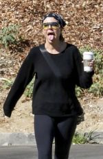 LISA RINNA Out Hiking in Bel Air 11/01/2024