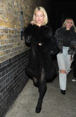 LOTTIE MOSS Leaves Chiltern Firehouse in London 11/21/2024