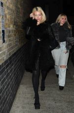 LOTTIE MOSS Leaves Chiltern Firehouse in London 11/21/2024
