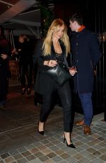 LOUISE REDKNAPP Leaves Chiltern Firehouse in London 11/21/2024
