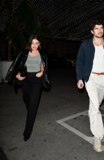 LUCY HALE and Carter Jenkins Arrives at Kelly Osbourne