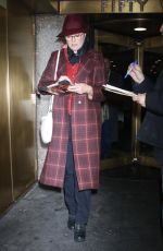 LUCY LAWLESS Arrives at New York Live 11/22/2024