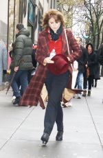 LUCY LAWLESS Arrives at New York Live 11/22/2024