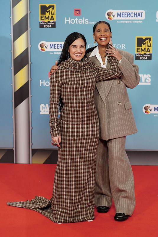 MABEL and NENEH CHERRY at 2024 MTV Europe Music Awards at Co-op Live Arena in Manchester 11/10/2024