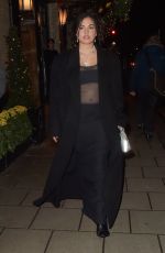 MABEL Arrives at Claridges Hotel in London 11/12/2024
