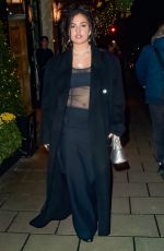 MABEL Arrives at Claridges Hotel in London 11/12/2024
