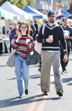 MADELAINE PETSCH and Anthony Li Out at Farmers Market 11/03/2024