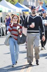 MADELAINE PETSCH and Anthony Li Out at Farmers Market 11/03/2024