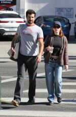 MADELAINE PETSCH and Anthony Li Out at Studio City Farmers Market 11/10/2024