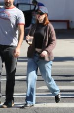MADELAINE PETSCH and Anthony Li Out at Studio City Farmers Market 11/10/2024
