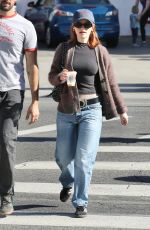 MADELAINE PETSCH and Anthony Li Out at Studio City Farmers Market 11/10/2024