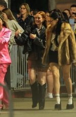 MADELAINE PETSCH Arrives at Sabrina Carpenter