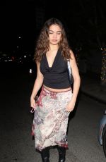 MADISON BAILEY Leaves Catch Steak in Los Angeles 11/21/2024