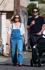 MARGOT ROBBIE and Tom Ackerley Out with Their Baby in Los Angeles 11/04/2024