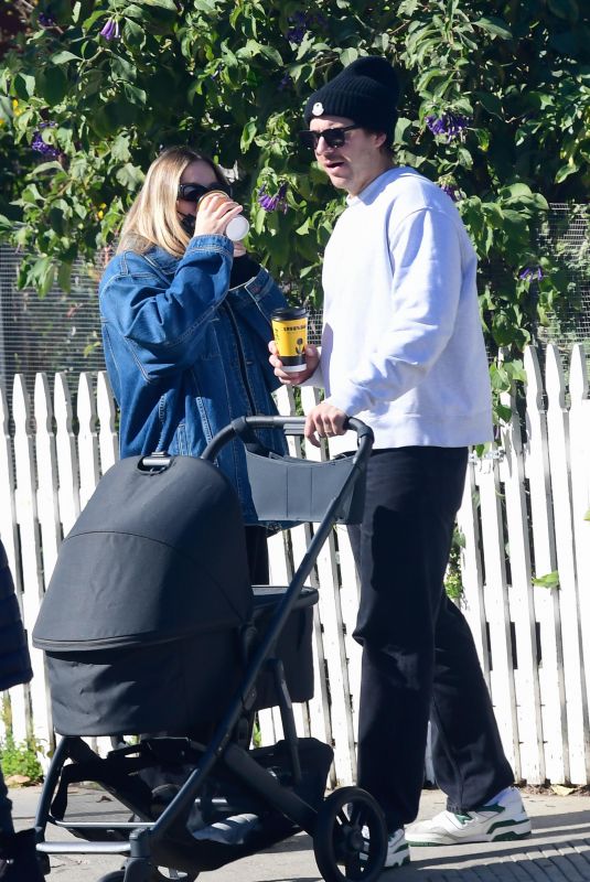 MARGOT ROBBIE and Tom Ackerley Out with Their Baby in Los Angeles 11/21/2024
