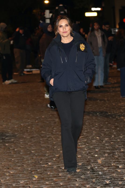 MARISKA HARGITAY on the Set of Law and Order: SVU 11/15/2024