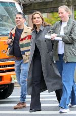 MARISKA HARGITAY on the Set of Law & Order: SVU in Uptown Manhattan 11/04/2024