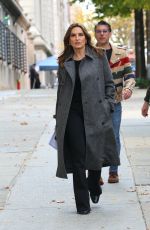 MARISKA HARGITAY on the Set of Law & Order: SVU in Uptown Manhattan 11/04/2024