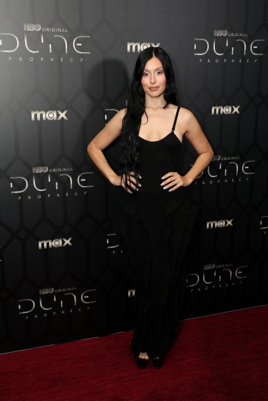 MARTA PIZZAS at After-Party of Premiere of HBO Original Drama Series Dune: Prophecy in New York 10/30/2024